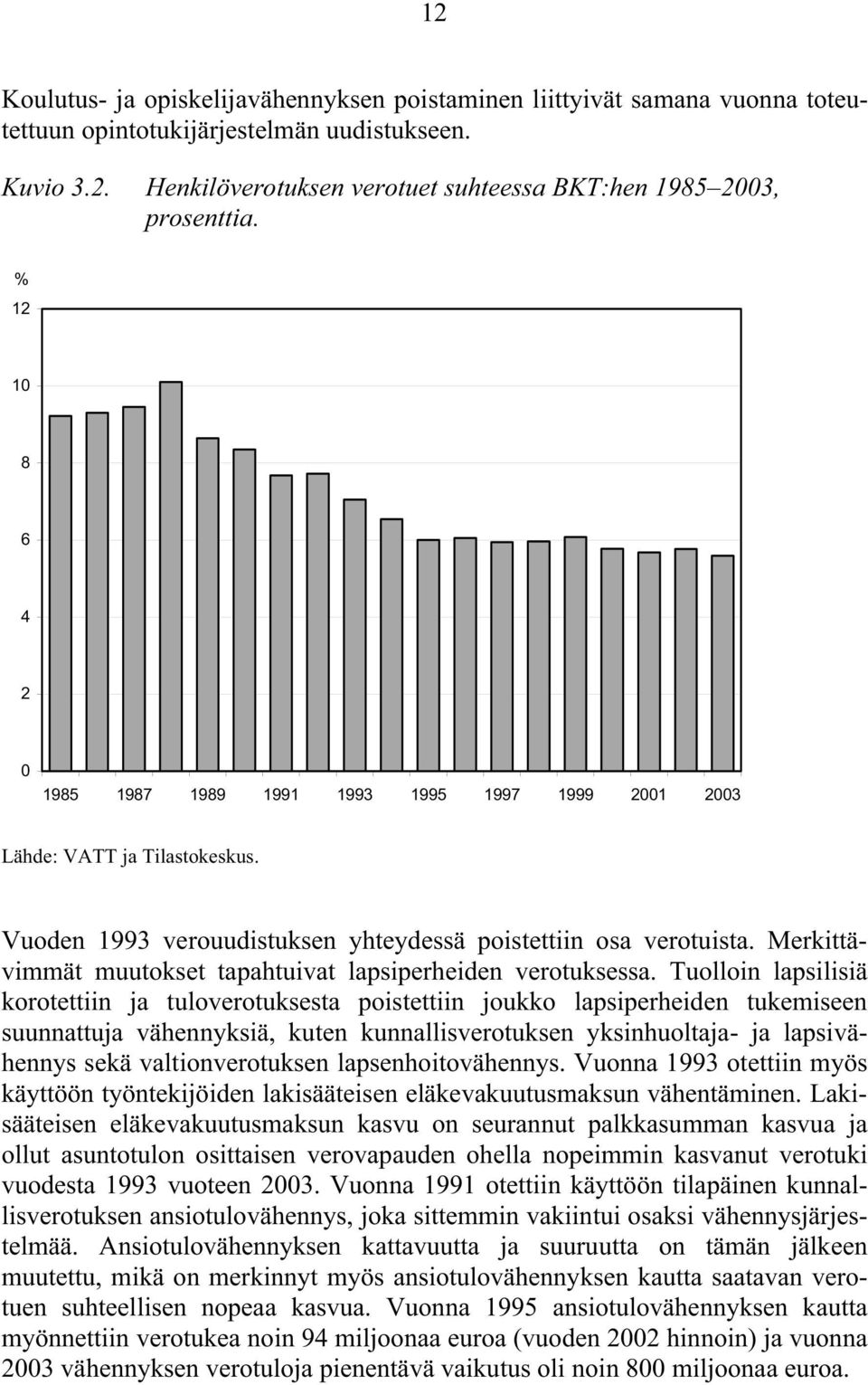 Merkittävimmät muutokset tapahtuivat lapsiperheiden verotuksessa.
