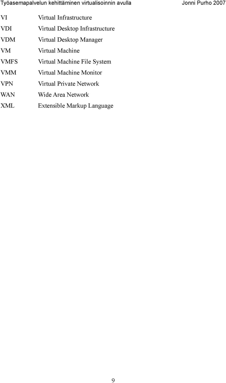 Machine Virtual Machine File System Virtual Machine Monitor