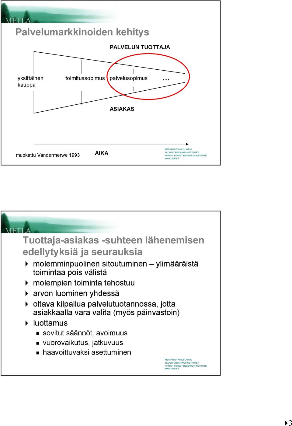 ylimääräistä toimintaa pois välistä molempien toiminta tehostuu arvon luominen yhdessä oltava kilpailua