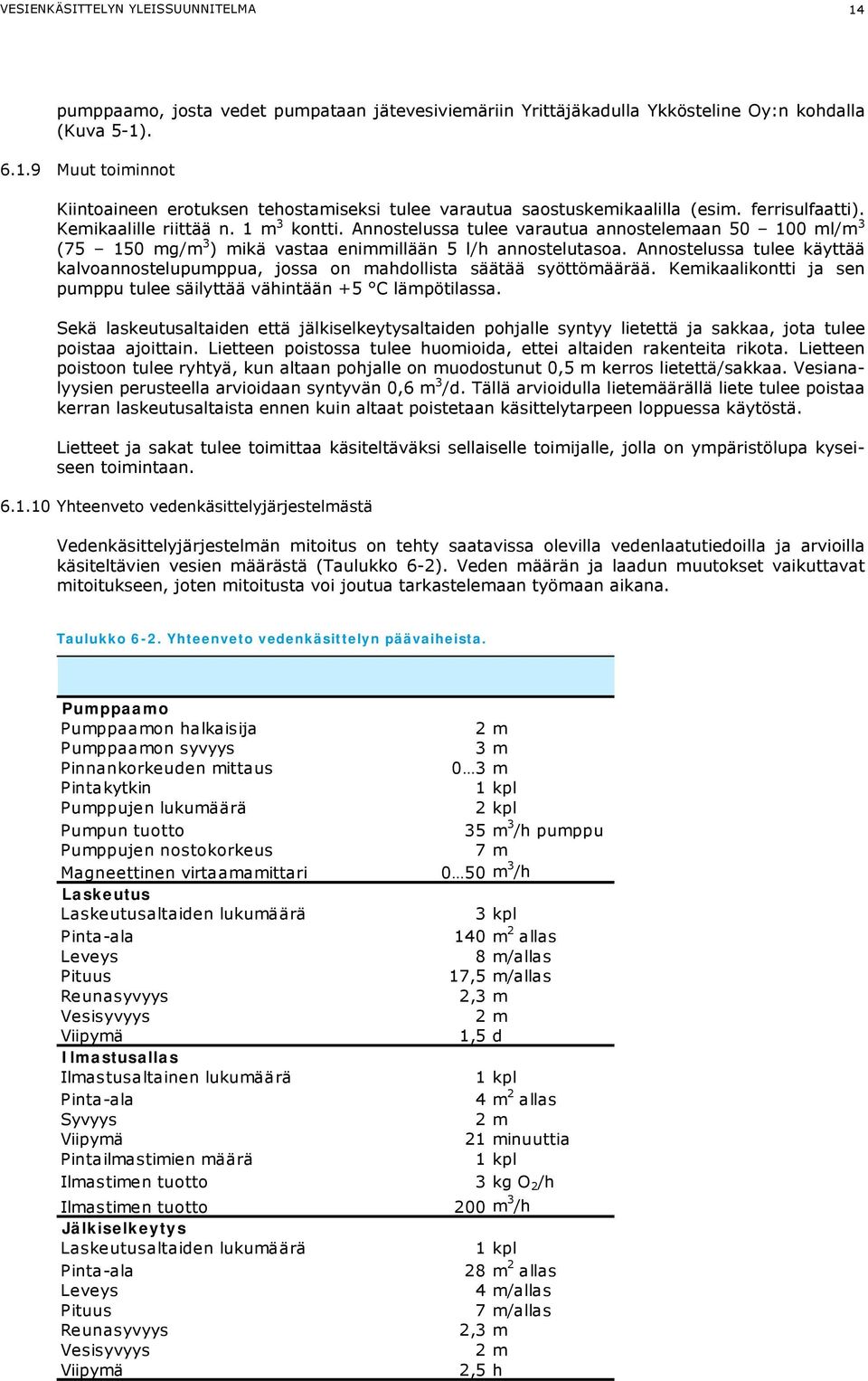 Annostelussa tulee käyttää kalvoannostelupumppua, jossa on mahdollista säätää syöttömäärää. Kemikaalikontti ja sen pumppu tulee säilyttää vähintään +5 C lämpötilassa.