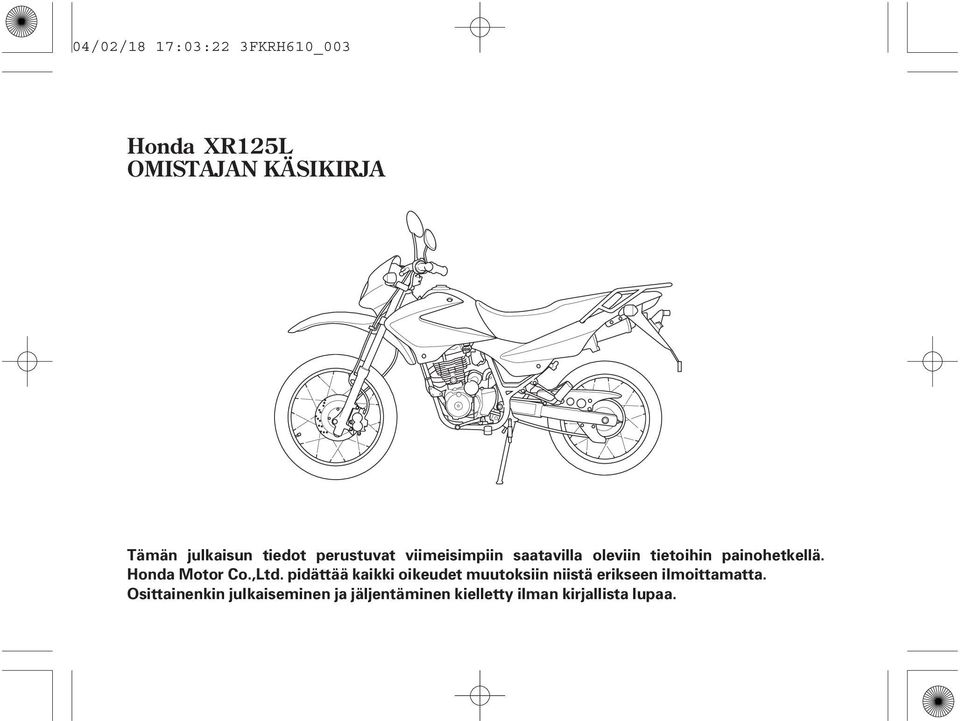 Honda Motor Co.,Ltd.