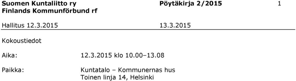 2015 klo 10.00 13.