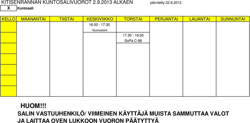 30 Nuorisotoimi 17.30-19.