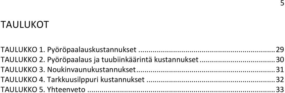 Pyöröpaalaus ja tuubiinkäärintä kustannukset.