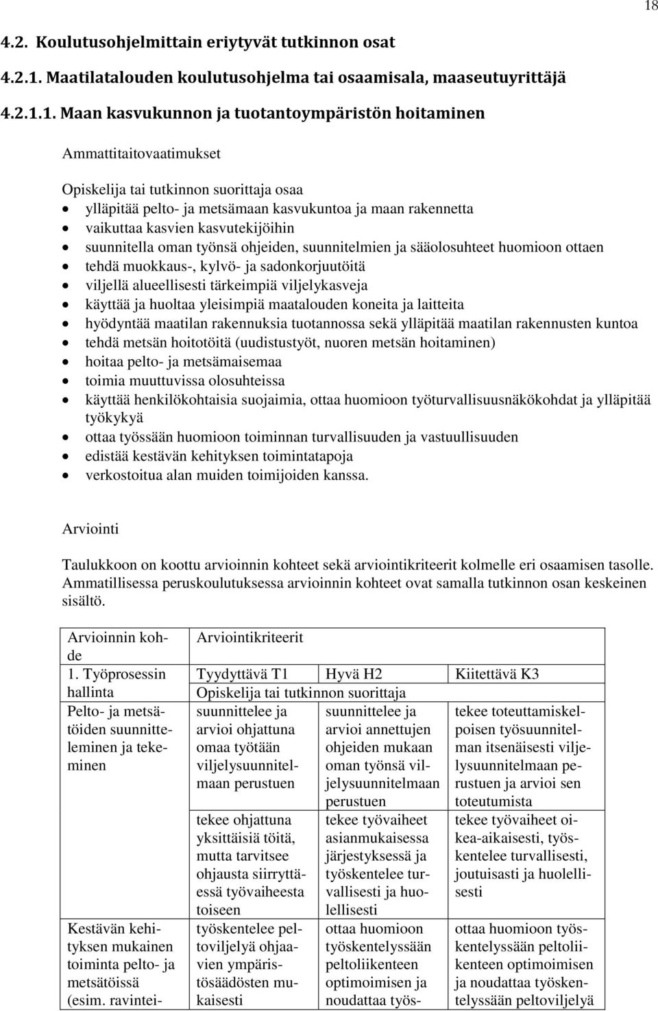 sääolosuhteet huomioon ottaen tehdä muokkaus-, kylvö- sadonkorjuutöitä viljellä alueellisesti tärkeimpiä viljelykasve käyttää huoltaa yleisimpiä maatalouden koneita laitteita hyödyntää maatilan