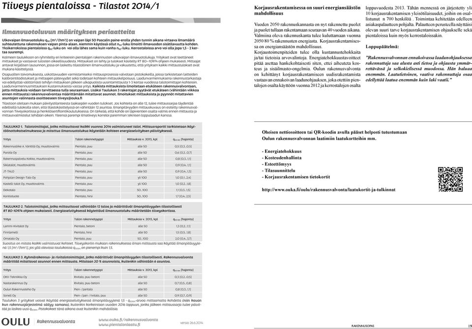 Korjaustoimenpiteiden tulee olla kustannustehokkaita ja/tai tietoisia arvovalintoja. Energiatehokkuustavoitteet pitää asettaa hankekohtaisesti siten, ettei aiheuteta kosteus ja sisäilmasto-ongelmia.