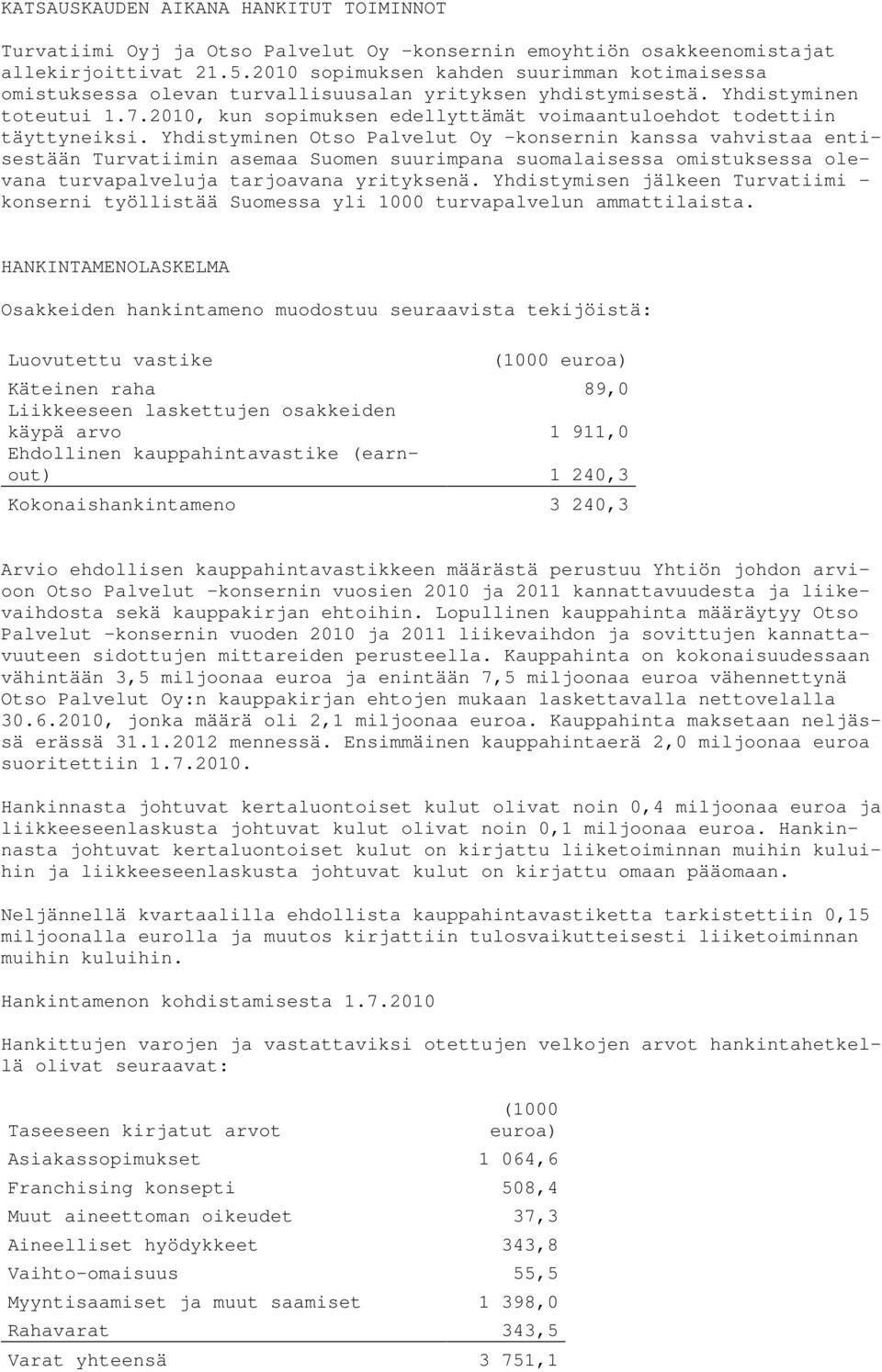 2010, kun sopimuksen edellyttämät voimaantuloehdot todettiin täyttyneiksi.