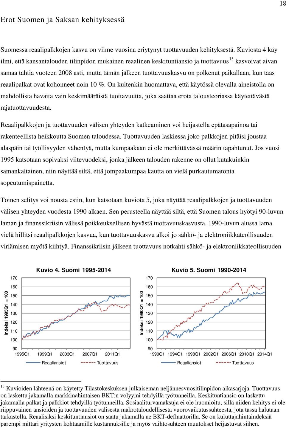 paikallaan, kun taas reaalipalkat ovat kohonneet noin 1 %.