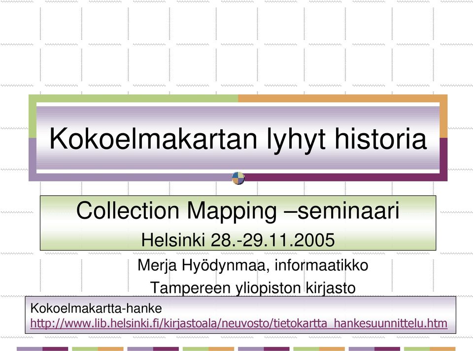 2005 Merja Hyödynmaa, informaatikko Tampereen yliopiston