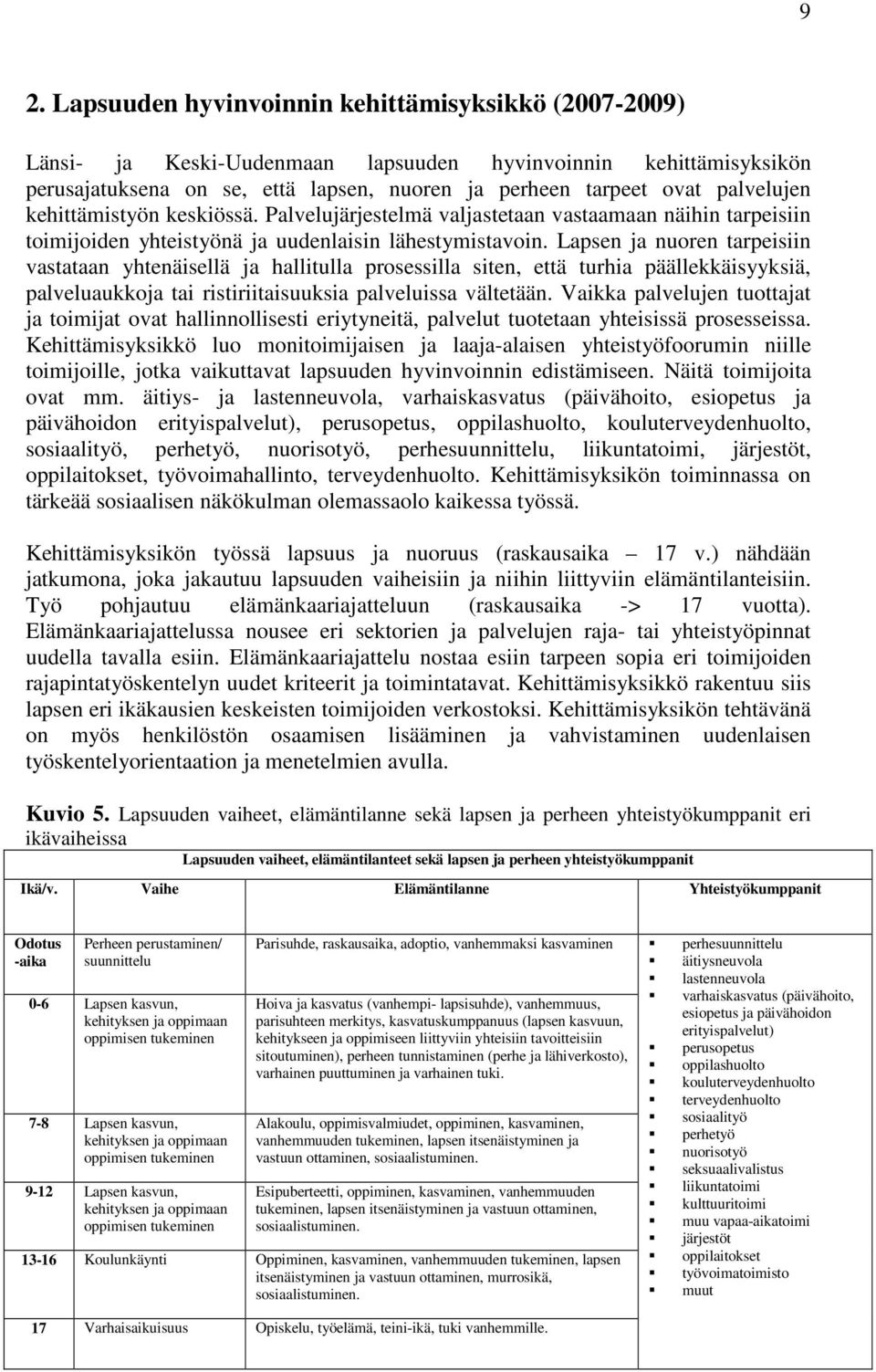 Lapsen ja nuoren tarpeisiin vastataan yhtenäisellä ja hallitulla prosessilla siten, että turhia päällekkäisyyksiä, palveluaukkoja tai ristiriitaisuuksia palveluissa vältetään.