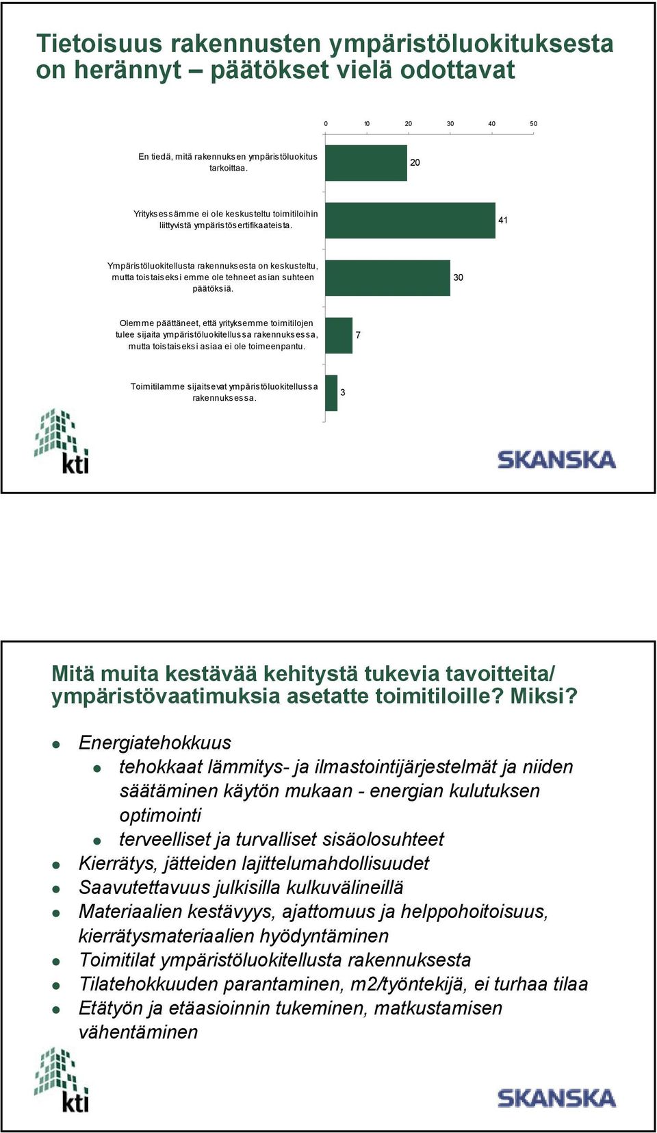 Ympäristöluokitellusta rakennuksesta on keskusteltu, mutta toistaiseksi emme ole tehneet asian suhteen päätöksiä.