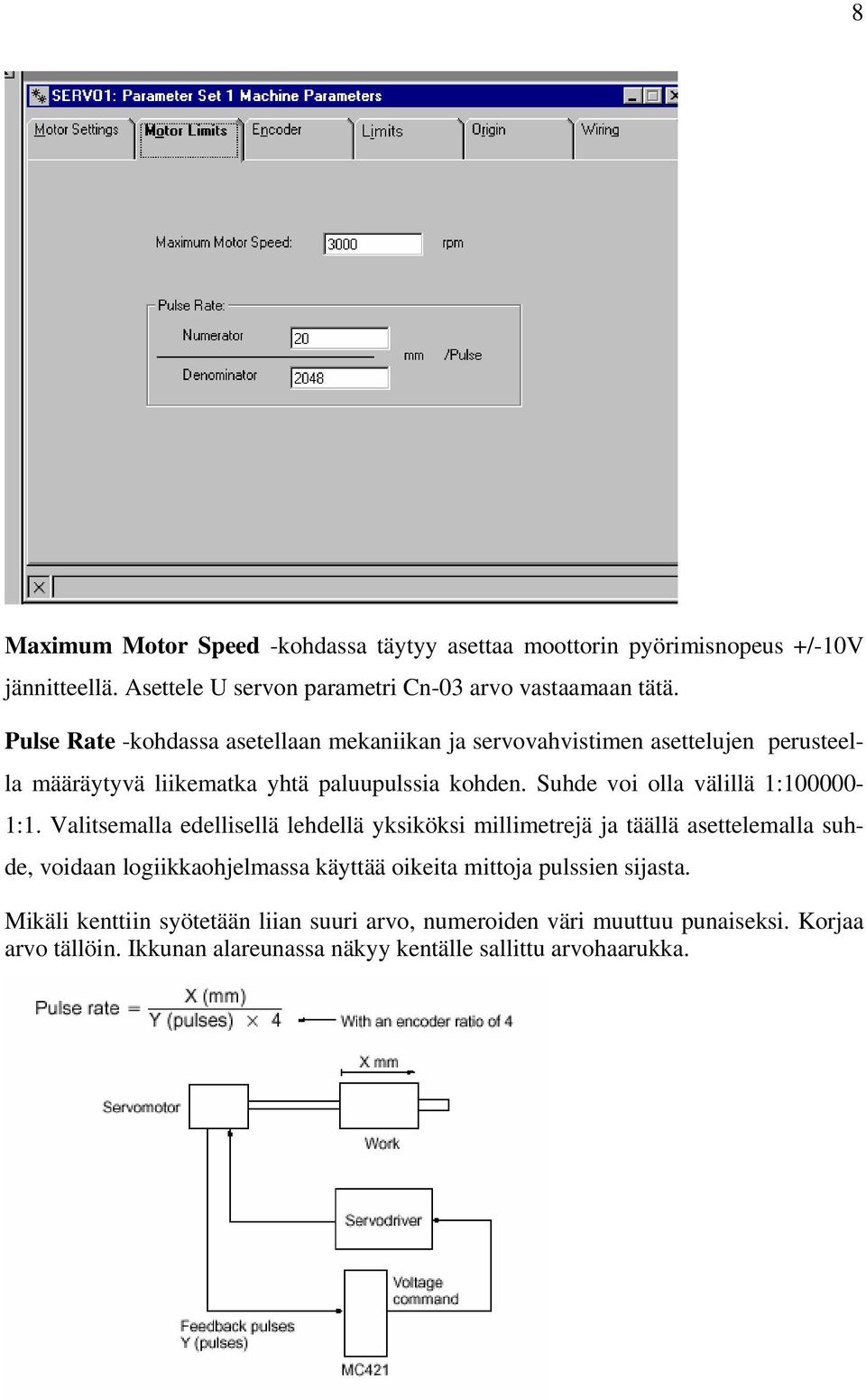 Suhde voi olla välillä 1:100000-1:1.