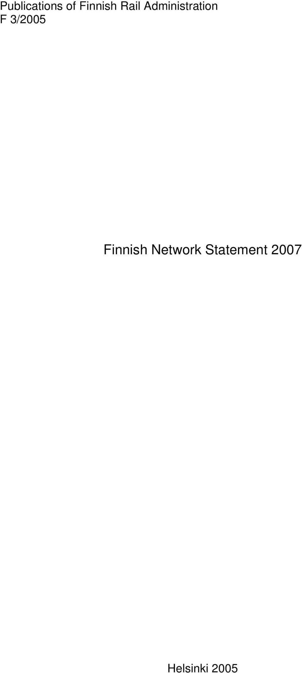 3/2005 Finnish Network