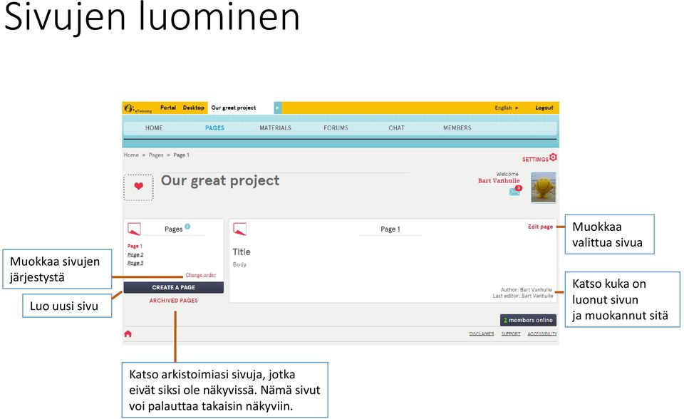 muokannut sitä Katso arkistoimiasi sivuja, jotka eivät