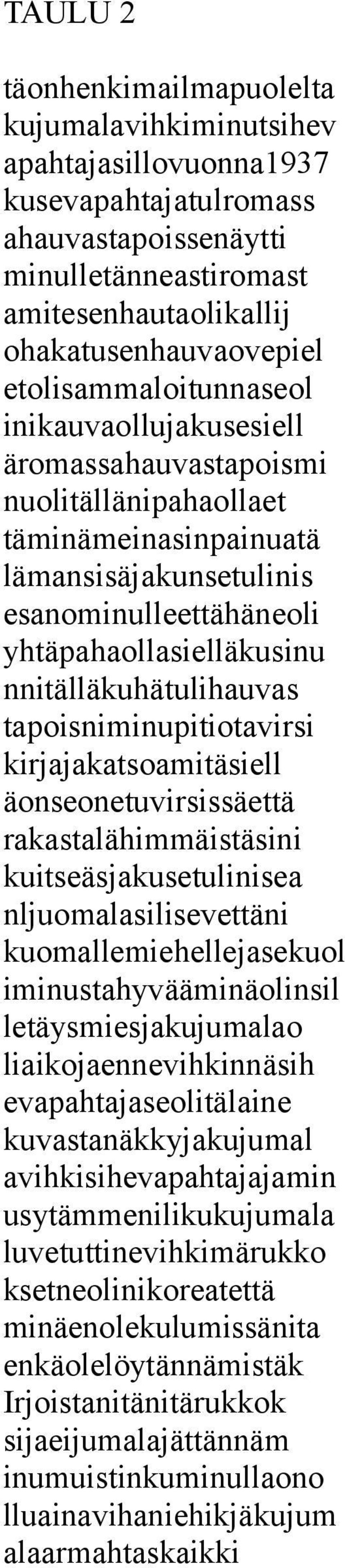 nnitälläkuhätulihauvas tapoisniminupitiotavirsi kirjajakatsoamitäsiell äonseonetuvirsissäettä rakastalähimmäistäsini kuitseäsjakusetulinisea nljuomalasilisevettäni kuomallemiehellejasekuol