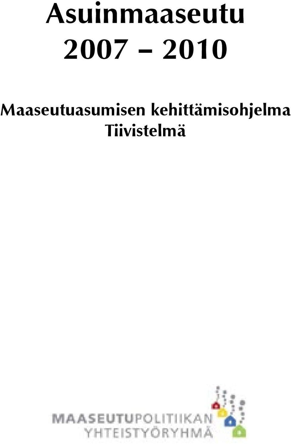 Maaseutuasumisen