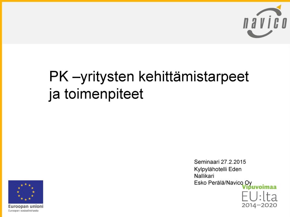 toimenpiteet Seminaari 27