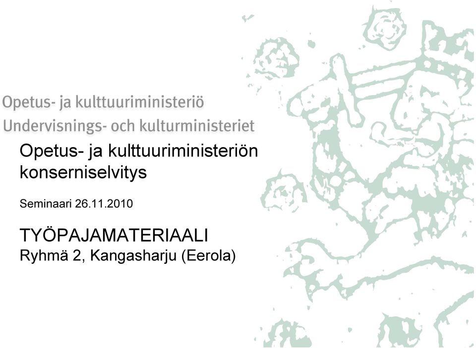 konserniselvitys Seminaari 26.