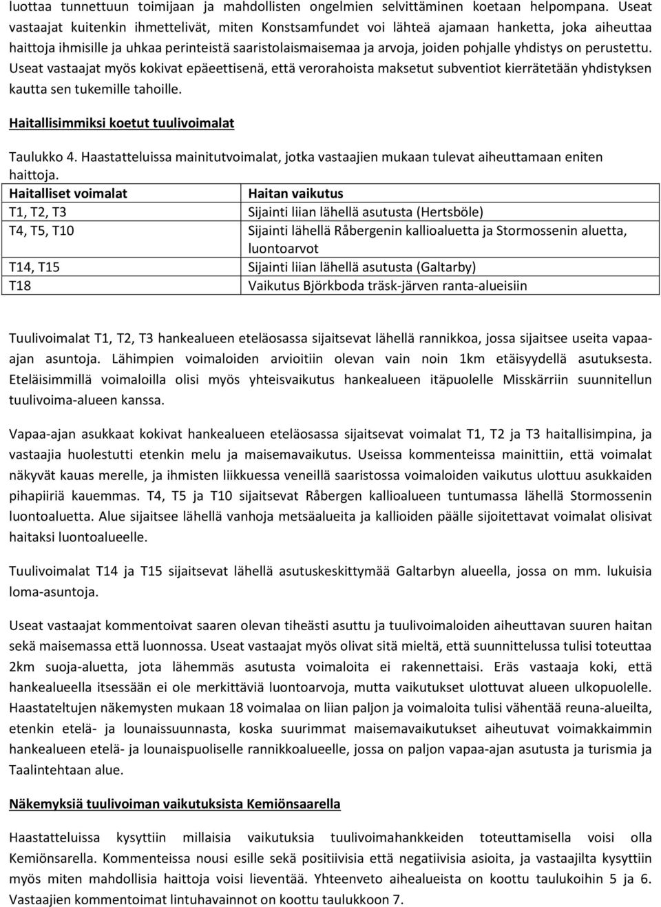 yhdistys on perustettu. Useat vastaajat myös kokivat epäeettisenä, että verorahoista maksetut subventiot kierrätetään yhdistyksen kautta sen tukemille tahoille.