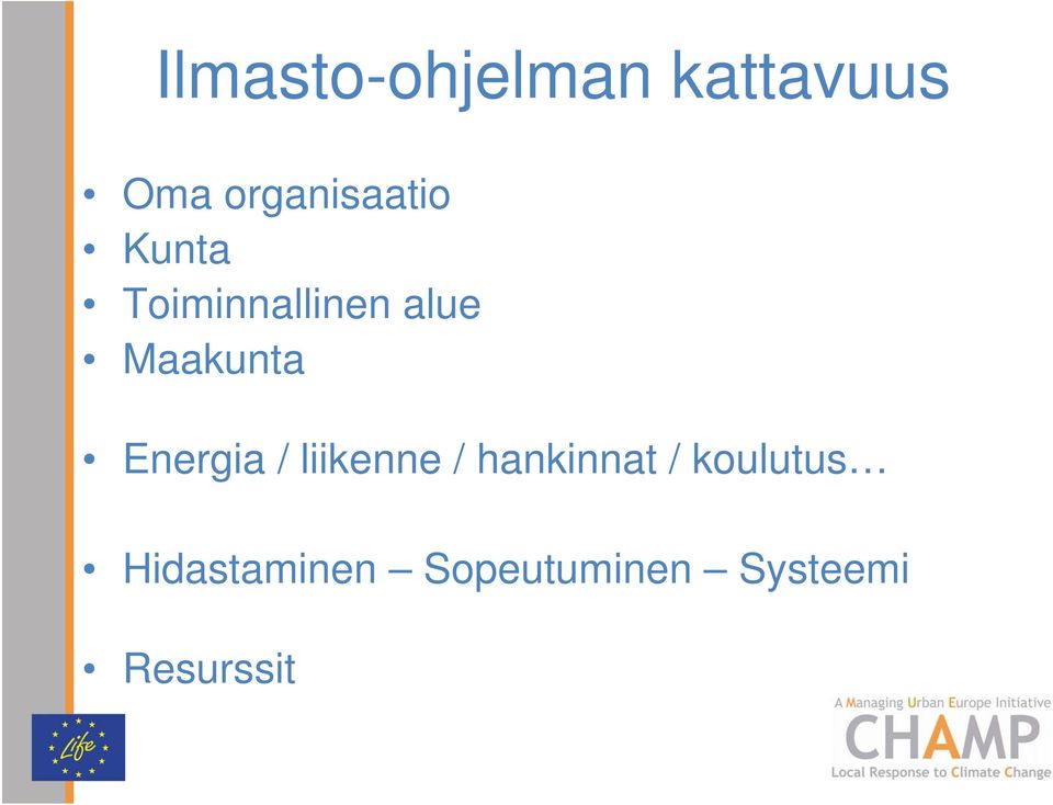 Maakunta Energia / liikenne / hankinnat /