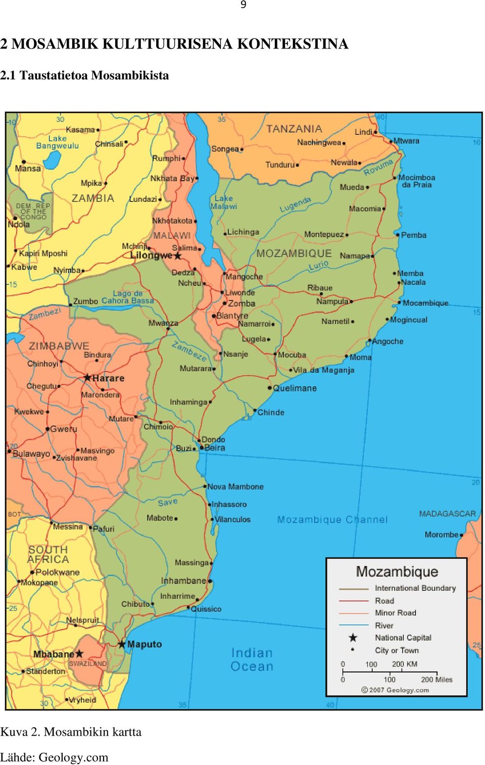 1 Taustatietoa Mosambikista