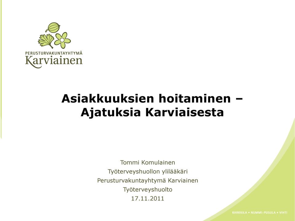 Työterveyshuollon ylilääkäri