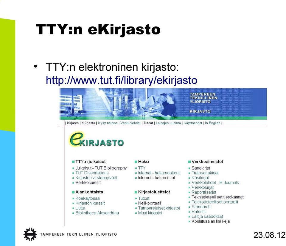 kirjasto: