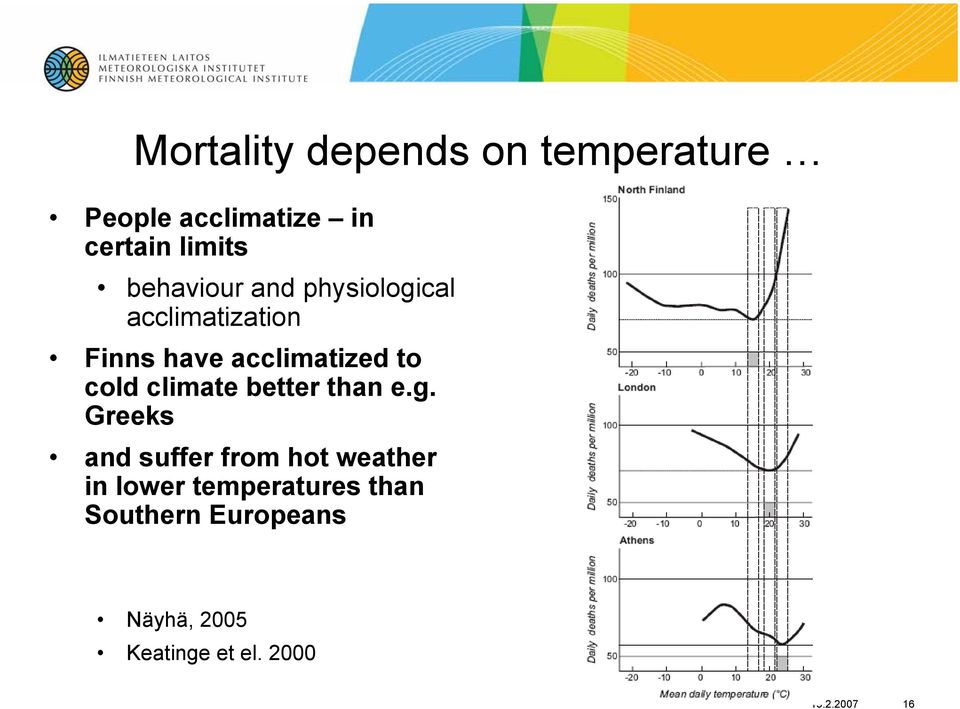 cold climate better than e.g.