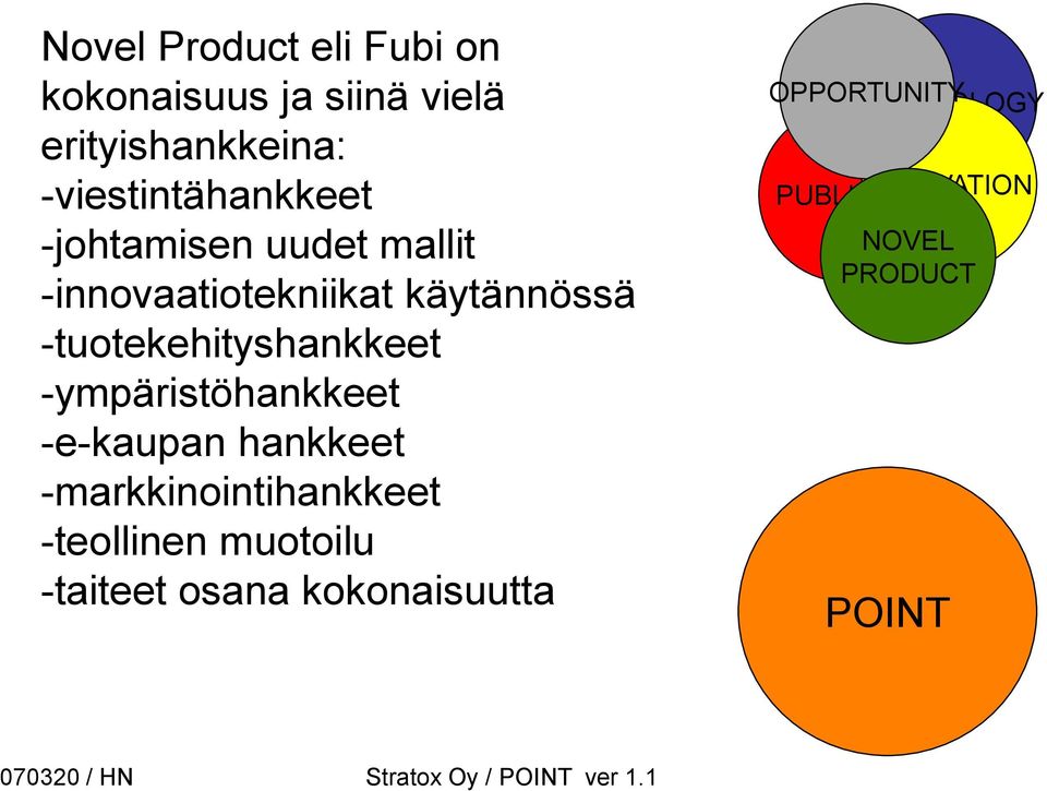 -innovaatiotekniikat käytännössä -tuotekehityshankkeet