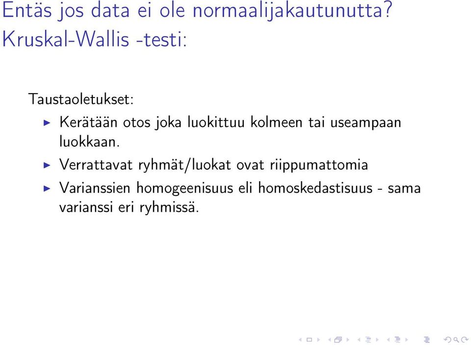 luokittuu kolmeen tai useampaan luokkaan.