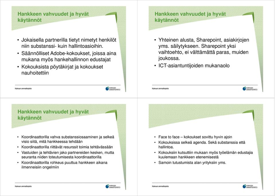 Sharepoint yksi vaihtoehto, ei välttämättä paras, muiden joukossa.