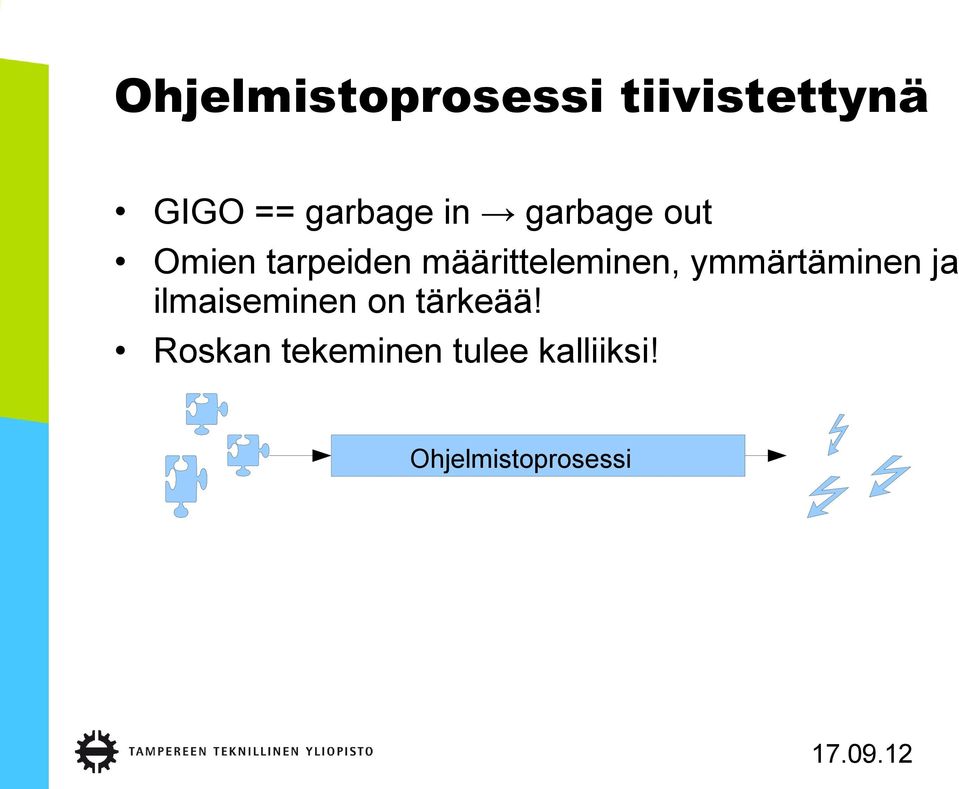 määritteleminen, ymmärtäminen ja ilmaiseminen