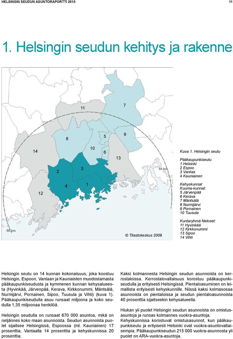 Kuntaryhmä Neloset: 11 Hyvinkää 12 Kirkkonummi 13 Sipoo 14 Vihti Helsingin seutu on 14 kunnan kokonaisuus, joka koostuu Helsingin, Espoon, Vantaan ja Kauniaisten muodostamasta pääkaupunkiseudusta ja