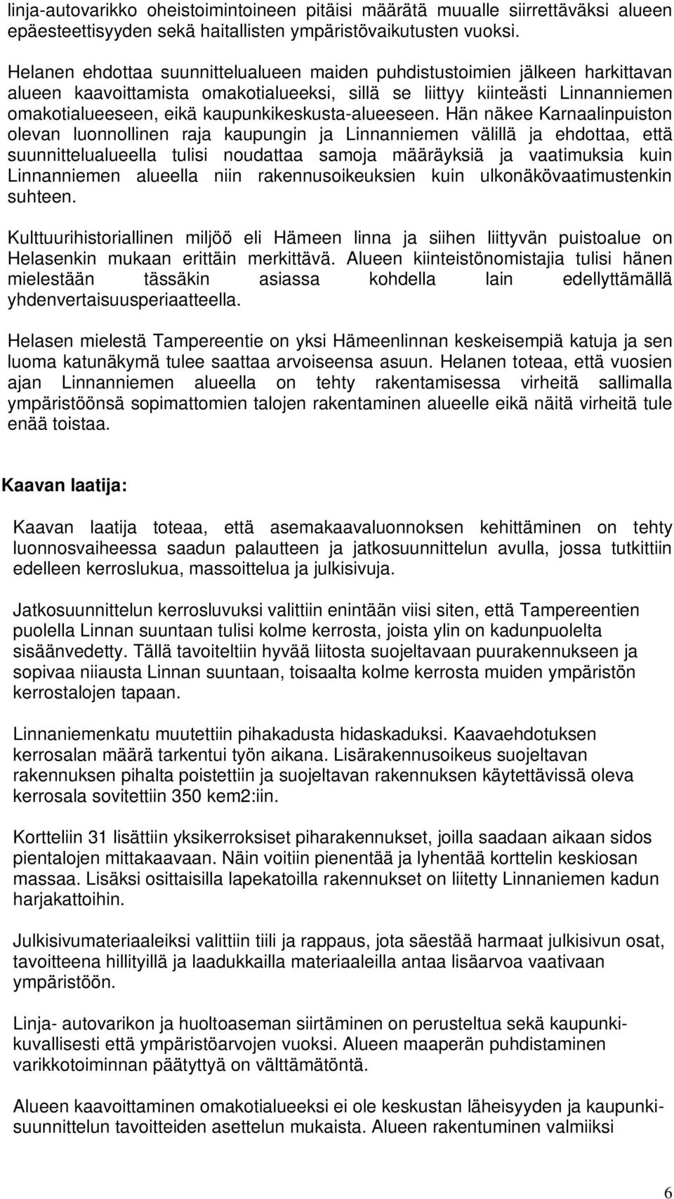 kaupunkikeskusta-alueeseen.