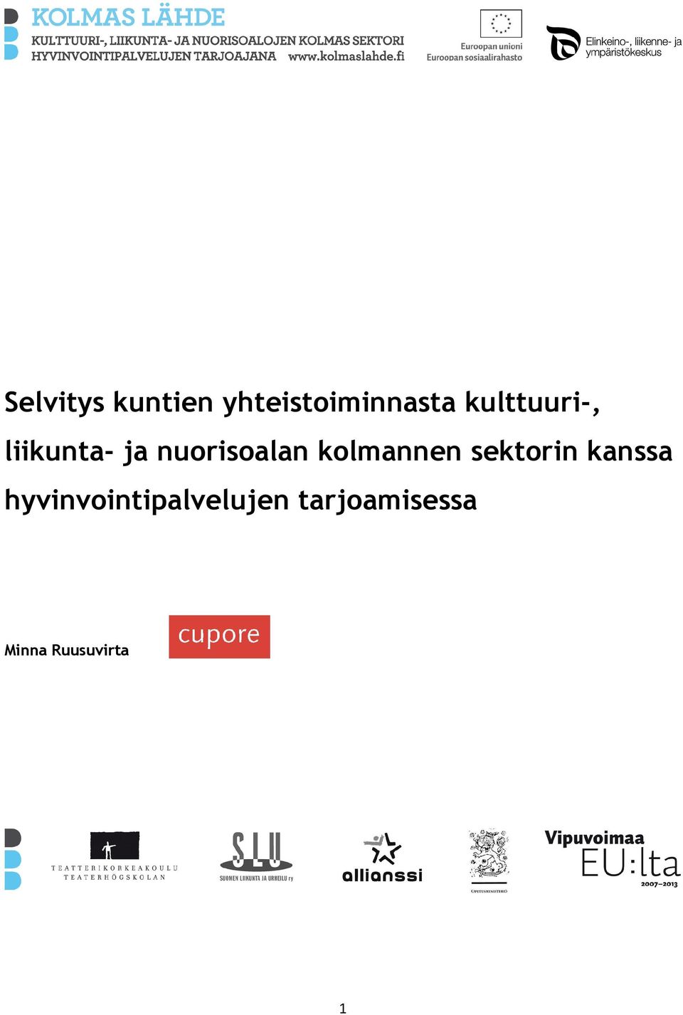 kolmannen sektorin kanssa