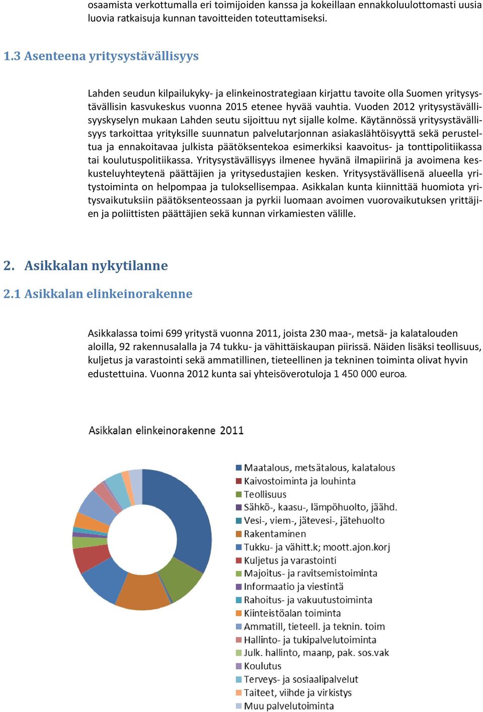 Vuoden 2012 yritysystävällisyyskyselyn mukaan Lahden seutu sijoittuu nyt sijalle kolme.