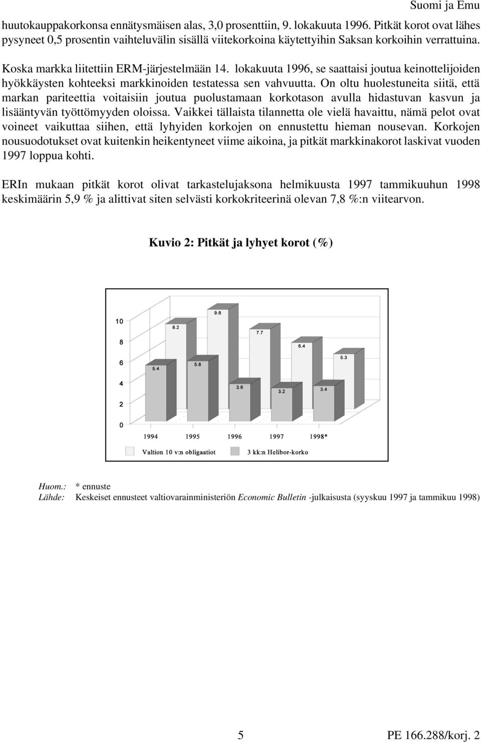 lokakuuta 1996, se saattaisi joutua keinottelijoiden hyökkäysten kohteeksi markkinoiden testatessa sen vahvuutta.