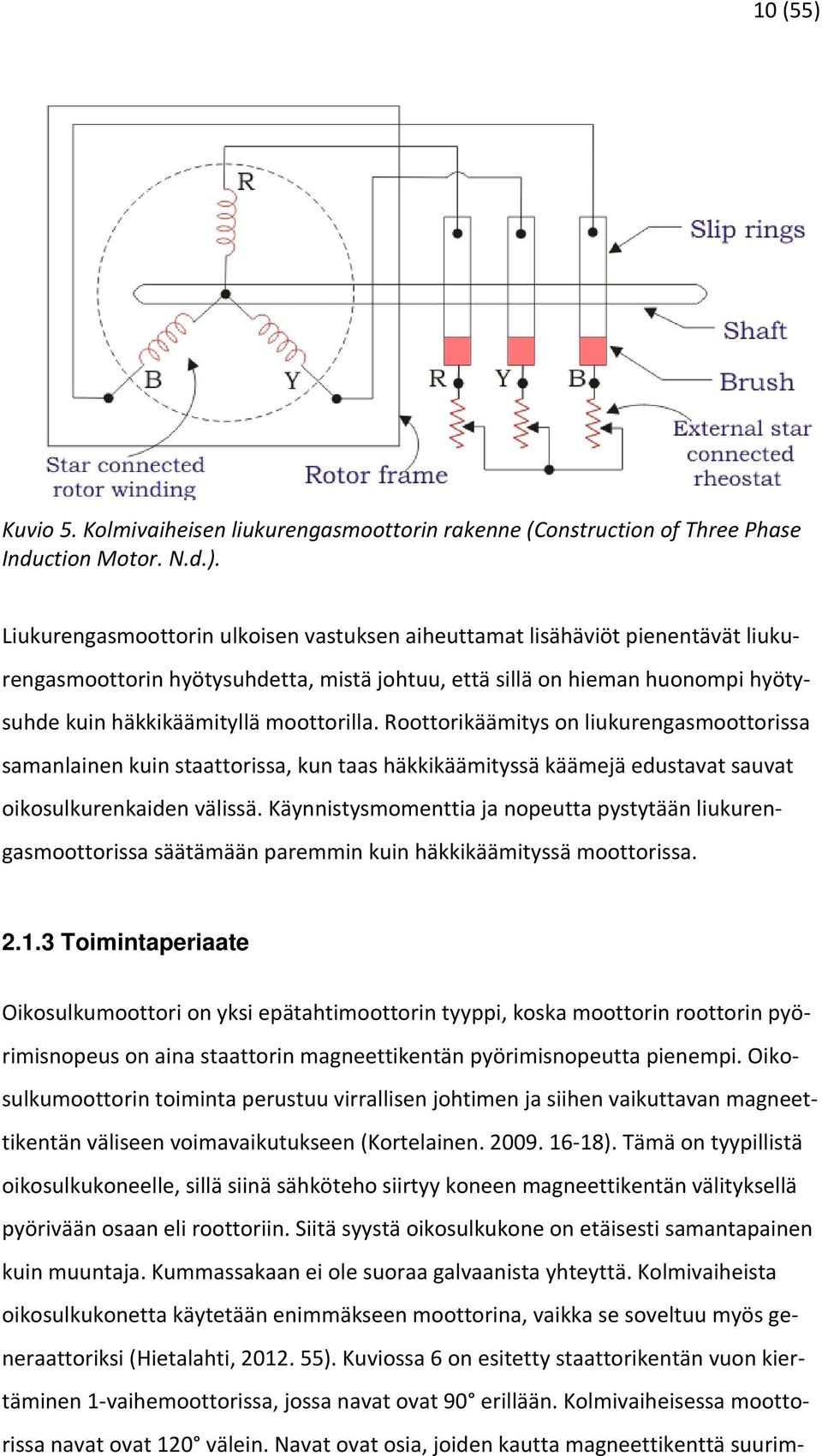 Oikosulkumoottorin mittaus