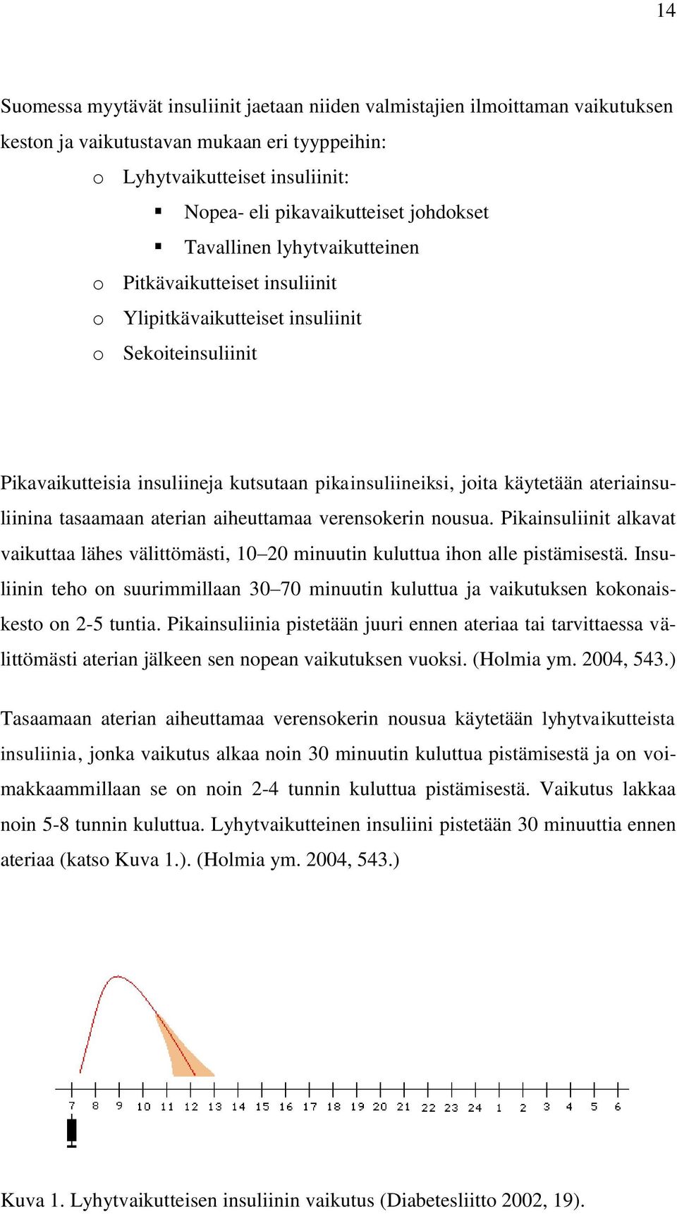 ateriainsuliinina tasaamaan aterian aiheuttamaa verensokerin nousua. Pikainsuliinit alkavat vaikuttaa lähes välittömästi, 10 20 minuutin kuluttua ihon alle pistämisestä.