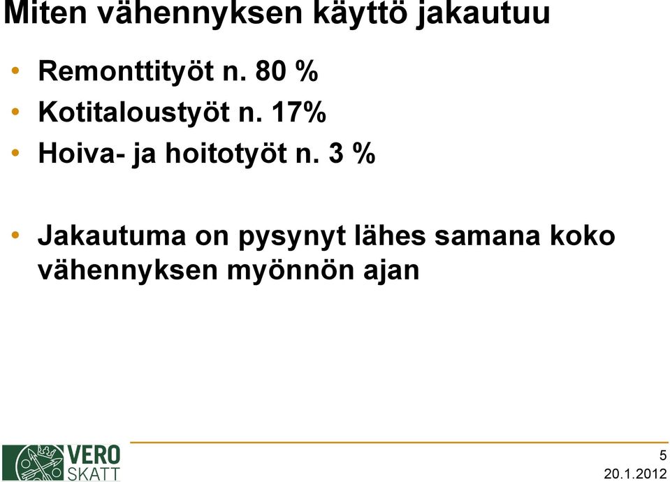 17% Hoiva- ja hoitotyöt n.