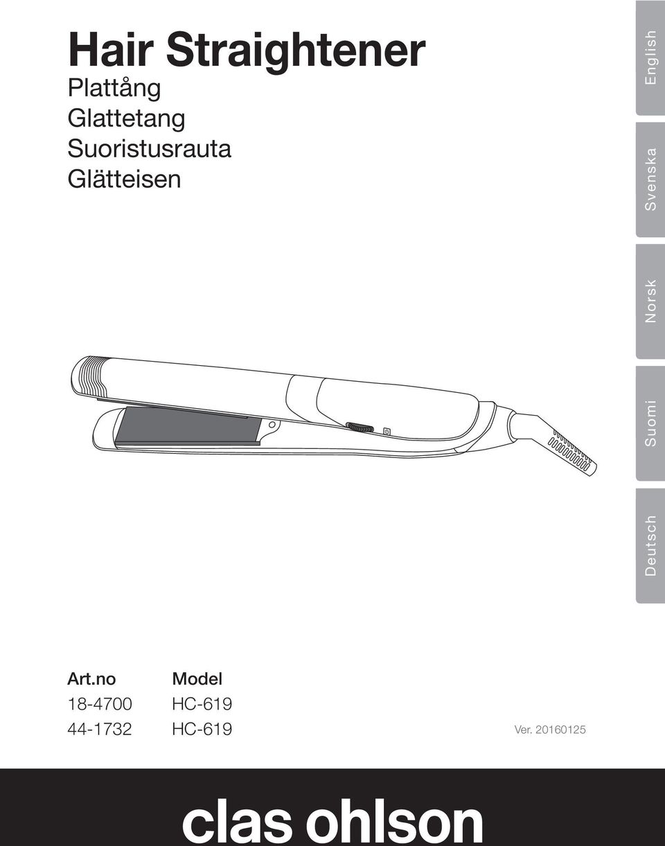 Svenska Deutsch Suomi Norsk Art.