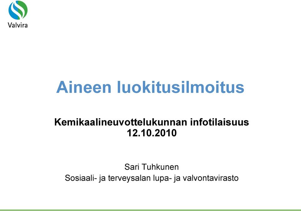 infotilaisuus 12.10.