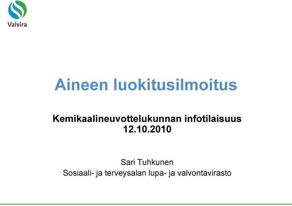 infotilaisuus 12.10.