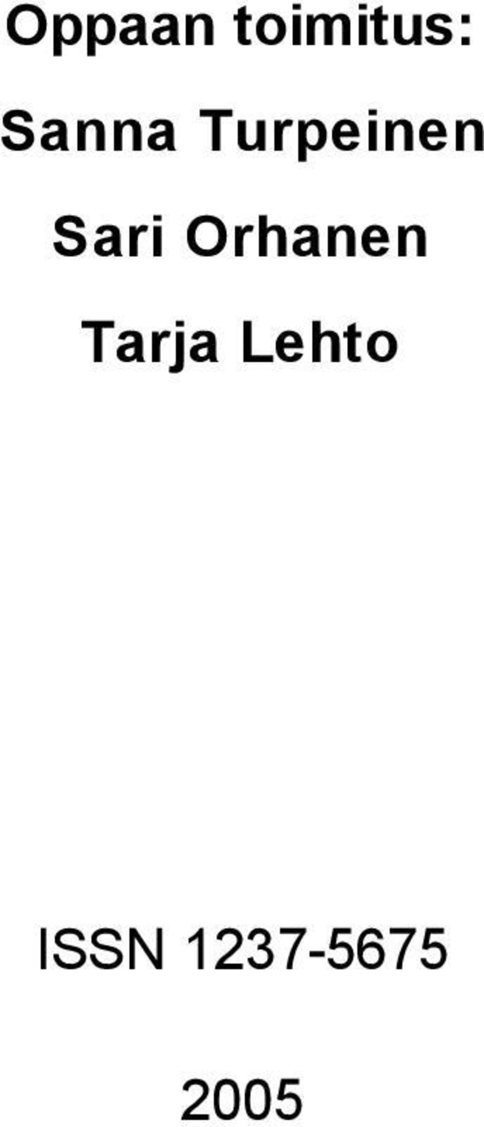 Sari Orhanen Tarja