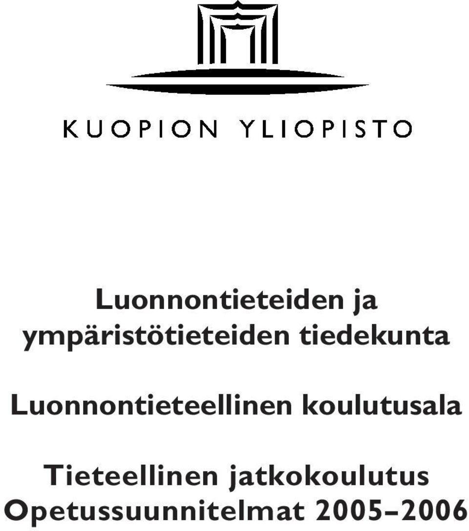 Luonnontieteellinen koulutusala