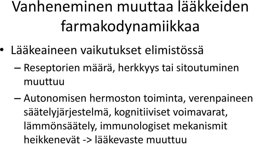 Autonomisen hermoston toiminta, verenpaineen säätelyjärjestelmä,