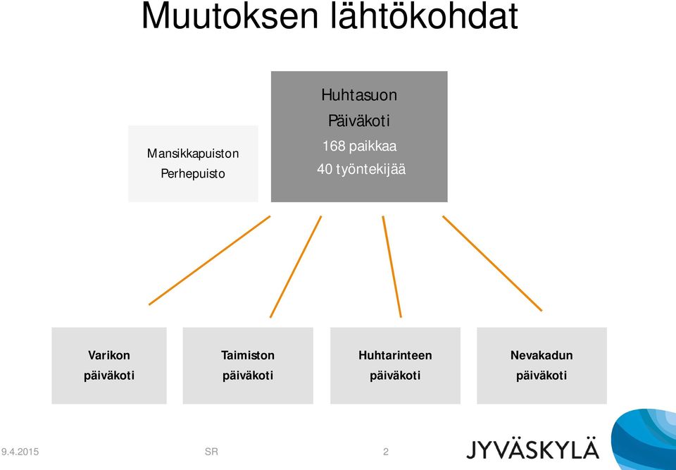 työntekijää Varikon Taimiston Huhtarinteen