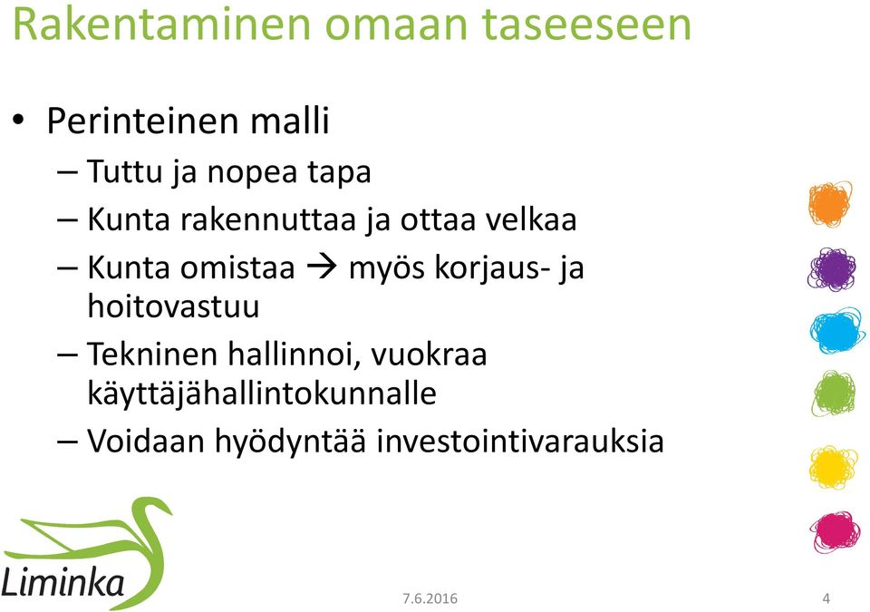 myös korjaus-ja hoitovastuu Tekninen hallinnoi, vuokraa