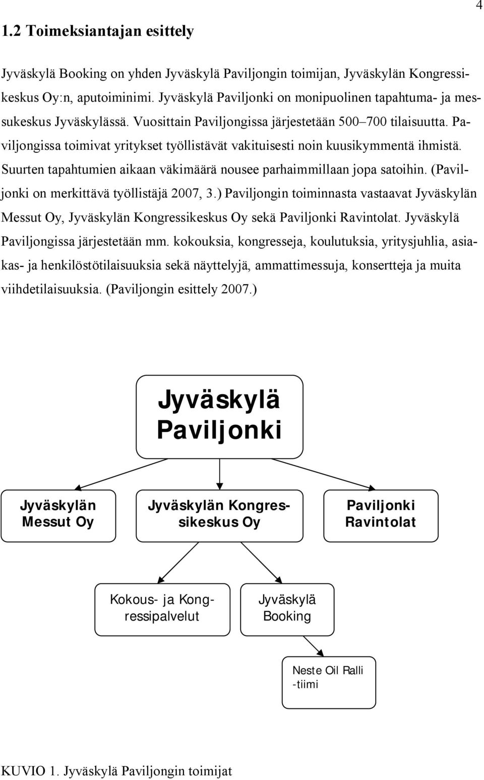 Paviljongissa toimivat yritykset työllistävät vakituisesti noin kuusikymmentä ihmistä. Suurten tapahtumien aikaan väkimäärä nousee parhaimmillaan jopa satoihin.