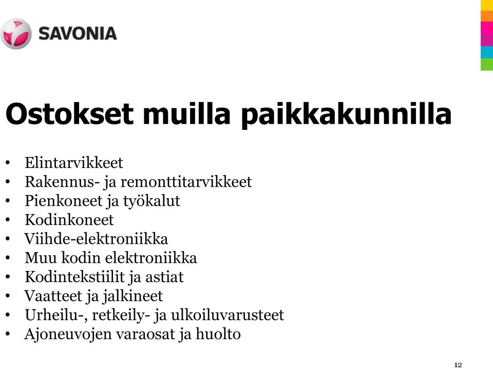 Viihde-elektroniikka Muu kodin elektroniikka Kodintekstiilit ja
